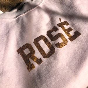 Rosé pink sweatshirt